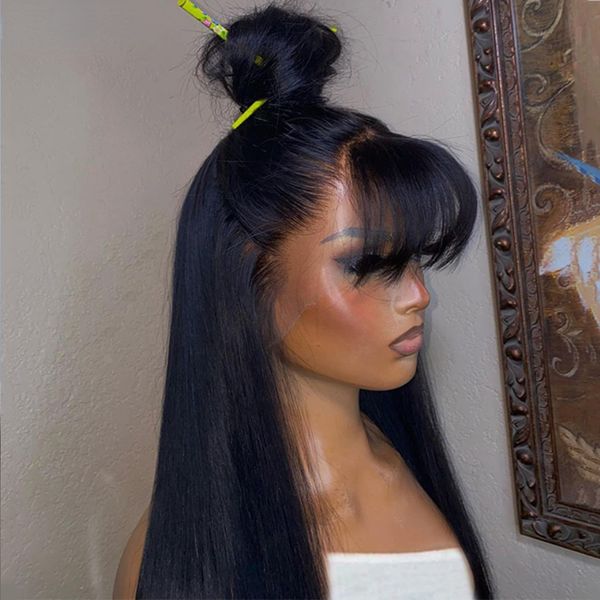 Sexay Scalp Bang Human Hair Wig with Bangs Raw Indian Straight Human Hair Fringe Wigs Fake Scalp 200 Density Synthetic Lace Front Wigs for Women, Ombre color
Sexay Scalp Bang Human Hair Wig with Bangs Raw Indian Straight Human Hair Fringe Wigs Fake Scalp 200 Density Synthetic Lace Front Wigs for Women, Ombre color