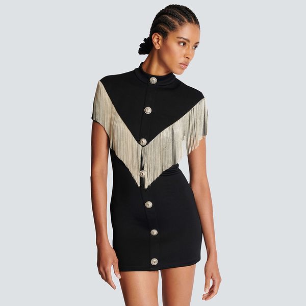 black women lady fashion tassel bandage dresses mini sexy buttons slim pencil bodycon prom wear free ship HL1825
black women lady fashion tassel bandage dresses mini sexy buttons slim pencil bodycon prom wear free ship HL1825