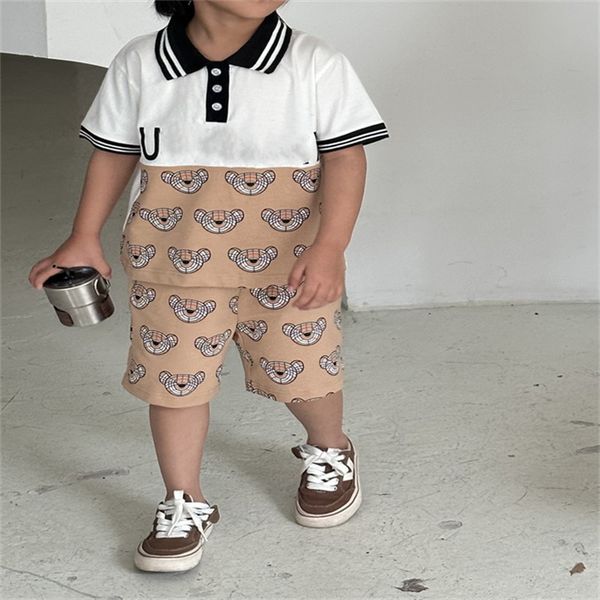 Children's High Quality Designer Summer T-shirt Two-piece Holiday Outfit Cartoon Short Sleeve T-shirt Shorts Size 90cm-150cm D8, Red
Children's High Quality Designer Summer T-shirt Two-piece Holiday Outfit Cartoon Short Sleeve T-shirt Shorts Size 90cm-150cm D8, Red