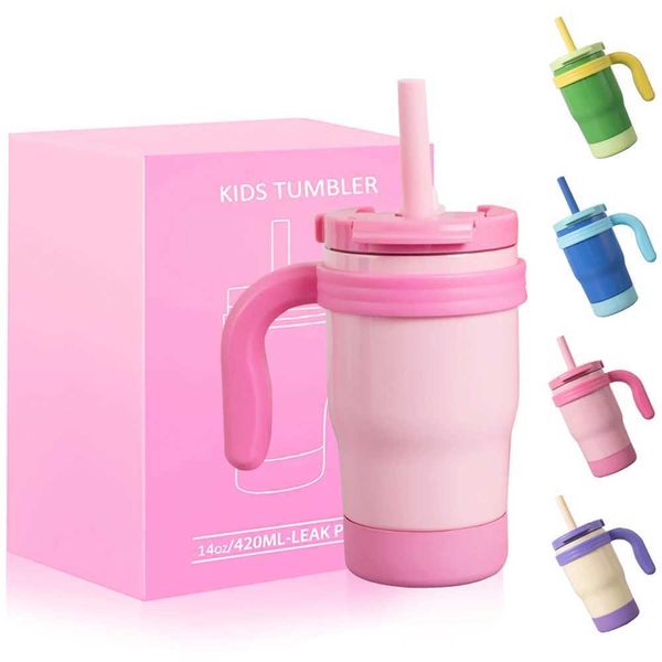 420ML Kids Thermos Bottle Leak Proof Tumbler With Handle Stainless Steel Travel Straw Mug For Toddler Boys Girls Christmas GiftsC241125, Black
420ML Kids Thermos Bottle Leak Proof Tumbler With Handle Stainless Steel Travel Straw Mug For Toddler Boys Girls Christmas GiftsC241125, Black