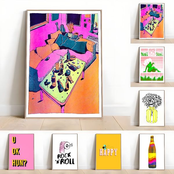 1 piece unframed painting print, Gesture dance art, creative waterproof canvas poster, bedroom, office, living room, cafe, bar
1 piece unframed painting print, Gesture dance art, creative waterproof canvas poster, bedroom, office, living room, cafe, bar