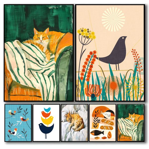 1 piece unframed painting print, Cat art planting flowers, funny, abstract decoration, waterproof canvas poster, bedroom, office
1 piece unframed painting print, Cat art planting flowers, funny, abstract decoration, waterproof canvas poster, bedroom, office