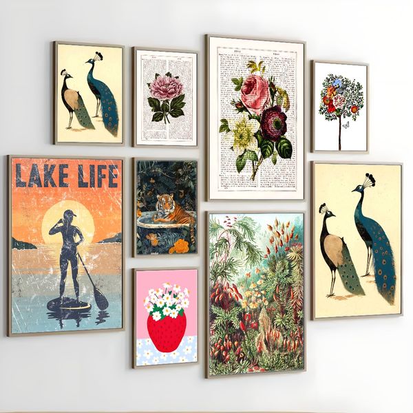 1 piece unframed painting print, Vintage decoration, botanical art, creative waterproof canvas poster, bedroom, office, living room, cafe
1 piece unframed painting print, Vintage decoration, botanical art, creative waterproof canvas poster, bedroom, office, living room, cafe