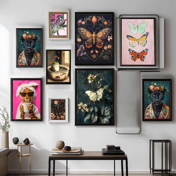 1 piece unframed painting print, Butterfly art with bright colors, creative waterproof canvas poster, bedroom, office, living room, cafe
1 piece unframed painting print, Butterfly art with bright colors, creative waterproof canvas poster, bedroom, office, living room, cafe