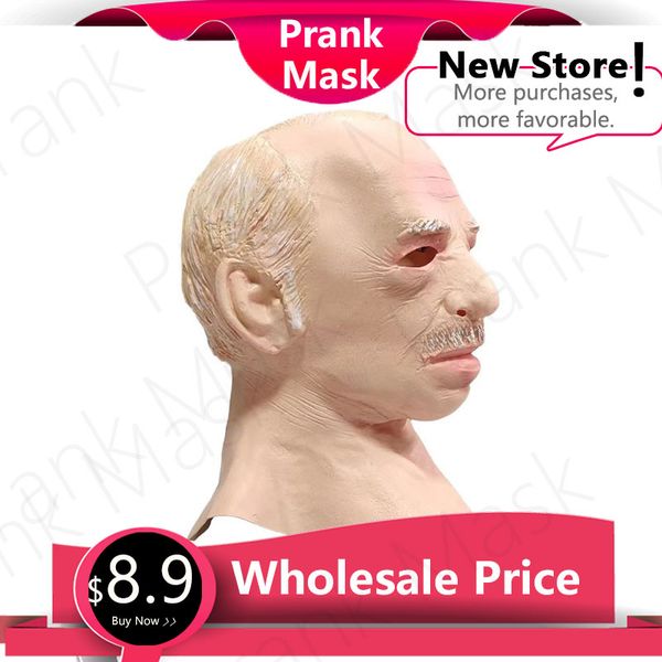 Old Man Mask Halloween Costume Free Shipping Character Facial Mask Cosplay Latex Mask Funny Props Toys Party Toys & Supplies Mask Gift
Old Man Mask Halloween Costume Free Shipping Character Facial Mask Cosplay Latex Mask Funny Props Toys Party Toys & Supplies Mask Gift