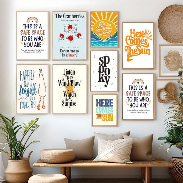 1 piece unframed painting print,Here Comes the Sun, music poster,creative waterproof canvas poster, bedroom, office, living room, cafe, bar
1 piece unframed painting print,Here Comes the Sun, music poster,creative waterproof canvas poster, bedroom, office, living room, cafe, bar