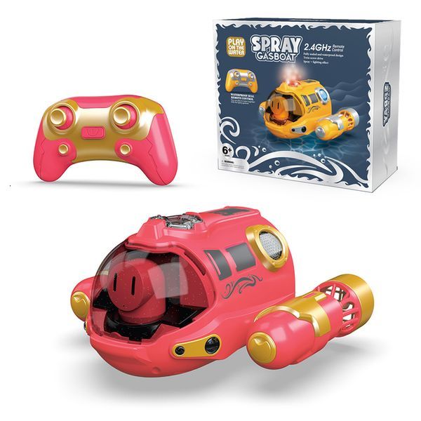 Electric 2 4G Mini RC Boat With Spray Light Waterproof Rechargeable Electric Remote Control Speedboat Gifts Water Toys For Children, Yellow
Electric 2 4G Mini RC Boat With Spray Light Waterproof Rechargeable Electric Remote Control Speedboat Gifts Water Toys For Children, Yellow