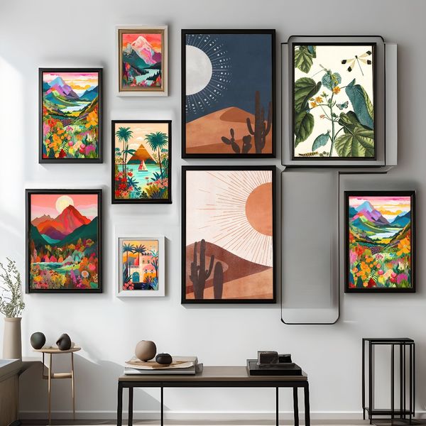 1 piece unframed painting print, Small fresh scenery, dragonflies, butterflies, insects, flowers, leaves, green art
1 piece unframed painting print, Small fresh scenery, dragonflies, butterflies, insects, flowers, leaves, green art