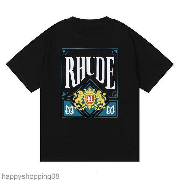 23ss NEW Rhude Mens T Shirt High Quality Tess Designer Casual Fashion Short Sleeve Europe America Men Women Round Neck Tshirts US Size S-XXL, Contrast color
23ss NEW Rhude Mens T Shirt High Quality Tess Designer Casual Fashion Short Sleeve Europe America Men Women Round Neck Tshirts US Size S-XXL, Contrast color