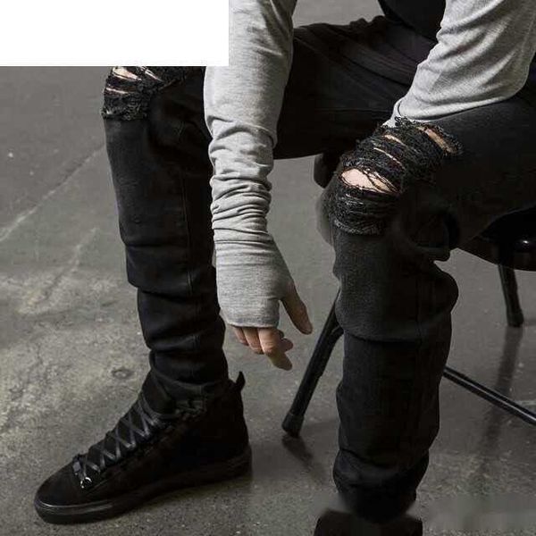 Mens Straight Slim Fit Biker Jean Pants Distressed Skinny Ripped Destroyed Denim Jeans Washed Hiphop Trousers Black Fashion
Mens Straight Slim Fit Biker Jean Pants Distressed Skinny Ripped Destroyed Denim Jeans Washed Hiphop Trousers Black Fashion