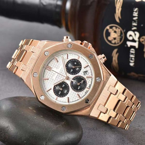 Luxury brand men's watch Waterproof men's quartz watch at night glow business fashion sports banquet must wear, Pink
Luxury brand men's watch Waterproof men's quartz watch at night glow business fashion sports banquet must wear, Pink