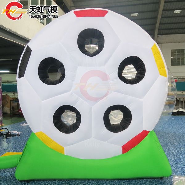 Durable Oxford Cloth Inflated Football Target Perfect Tool for Enhancing Your Skills at Home or Tournament Play