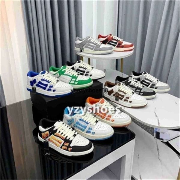 shoes Aiviiiri Skel Top Low High quality Running Shoes Bones Leather Sneakers Luxury Skeleton Blue Red White Black Green Gray couple casual Mens and Womens shoes, 2_color
shoes Aiviiiri Skel Top Low High quality Running Shoes Bones Leather Sneakers Luxury Skeleton Blue Red White Black Green Gray couple casual Mens and Womens shoes, 2_color