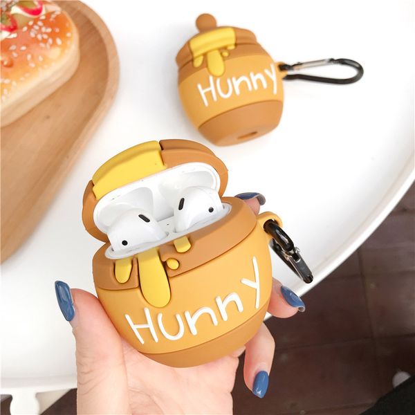Cute Honey Bucket Headphone Protective Case Quality Silicone with Shock-Absorbent Cover for Wireless Bluetooth Headphone Accessories Perfect for Apple AirPods
Cute Honey Bucket Headphone Protective Case Quality Silicone with Shock-Absorbent Cover for Wireless Bluetooth Headphone Accessories Perfect for Apple AirPods