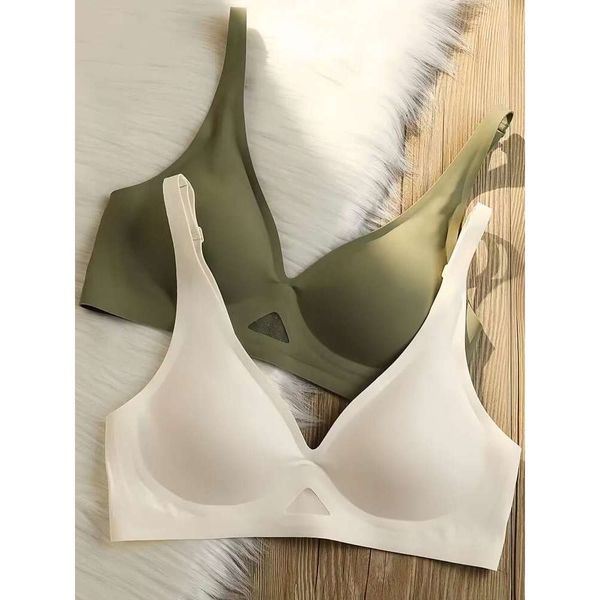 Deep V Seamless Bras fFor Women Push Up Wireless Bra Thin Pad U-back Brasiere Invisible Underwear Sexy gerie Bralette