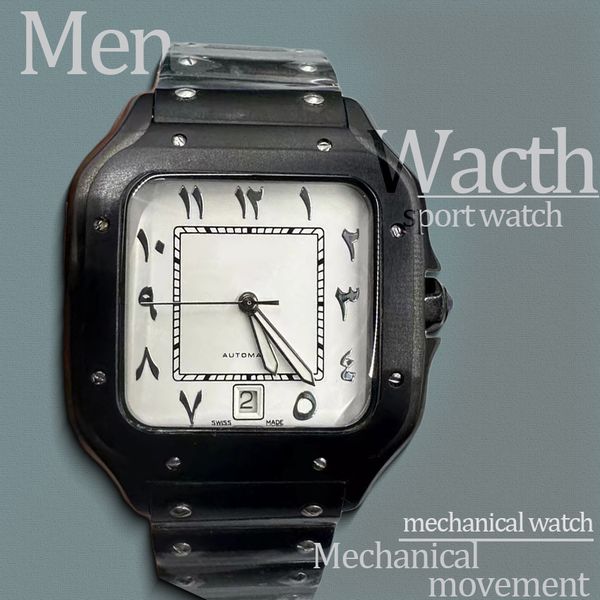 40MM men luxury gold watch mens watches Men designeres Watch Mechanical Automatic watch box Complete Calendar Stainless Steel Casual automatic fashion sport watch, #11 black
40MM men luxury gold watch mens watches Men designeres Watch Mechanical Automatic watch box Complete Calendar Stainless Steel Casual automatic fashion sport watch, #11 black