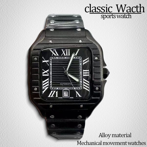 watches men designer Watches luxury watch movement watches black watchstrap 40MM Stainless Steel Casual clasic Complete Calendar black strap watch, Silver
watches men designer Watches luxury watch movement watches black watchstrap 40MM Stainless Steel Casual clasic Complete Calendar black strap watch, Silver