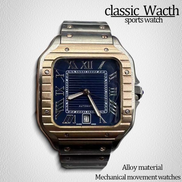 Luxurys watch movement watches black strap watch aaa gent luxury Watch Silver watchstrap 40MM Stainless Steel Casual clasic Complete Calendar fashion watches
Luxurys watch movement watches black strap watch aaa gent luxury Watch Silver watchstrap 40MM Stainless Steel Casual clasic Complete Calendar fashion watches