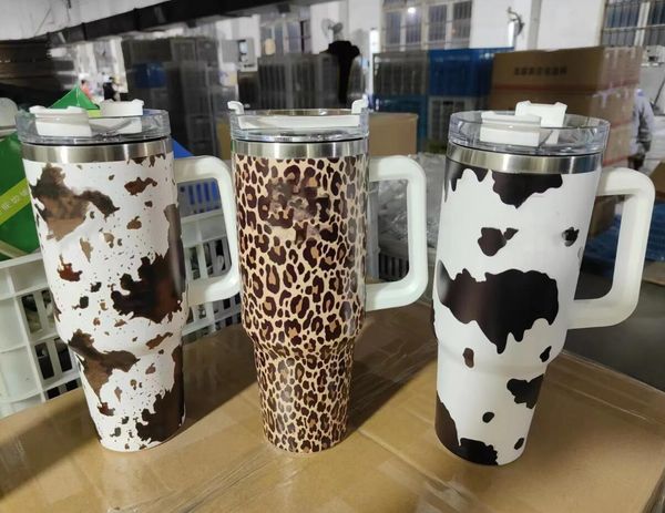 40oz Stainless Steel Tumblers Cups With Lids And Straw Cheetah Cow Print Leopard Heat Preservation Travel Car Mugs Large Capacity Water Bottles 0131, Multi-color
40oz Stainless Steel Tumblers Cups With Lids And Straw Cheetah Cow Print Leopard Heat Preservation Travel Car Mugs Large Capacity Water Bottles 0131, Multi-color