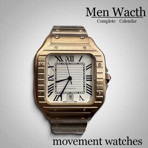 Designer watches Square Watches for men Wristwatches Silver strap Watches 40MM Mechanical Automatic Stainless Steel Casual classic wacth designer Man wacth, #2 bronze
Designer watches Square Watches for men Wristwatches Silver strap Watches 40MM Mechanical Automatic Stainless Steel Casual classic wacth designer Man wacth, #2 bronze