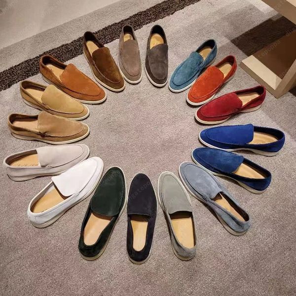 Couples Summer Walk Charms embellished suede loafers Moccasins Genuine leather casual flats Men Designer Dress shoes factory footwear size 35-46, Pink
Couples Summer Walk Charms embellished suede loafers Moccasins Genuine leather casual flats Men Designer Dress shoes factory footwear size 35-46, Pink