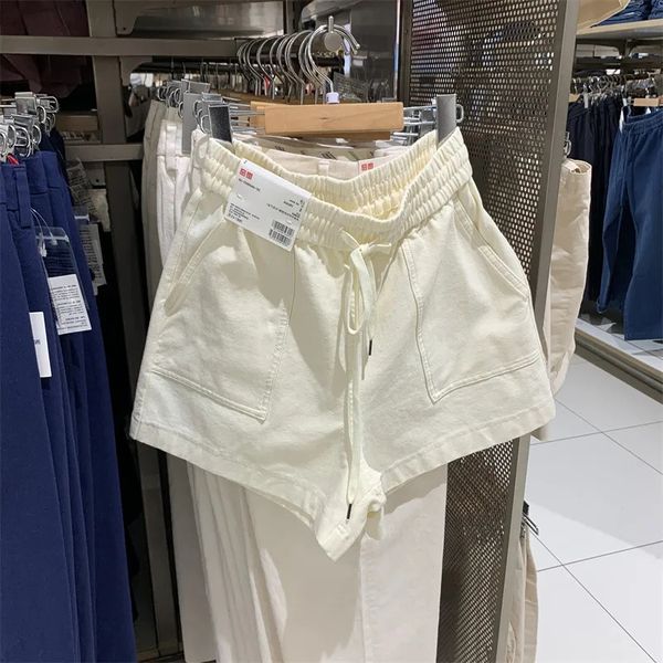 Jeans shorts woman summer designer clothes Washed cotton denim shorts with elastic waistband and loose short denim knitted casual pants, Blue
Jeans shorts woman summer designer clothes Washed cotton denim shorts with elastic waistband and loose short denim knitted casual pants, Blue