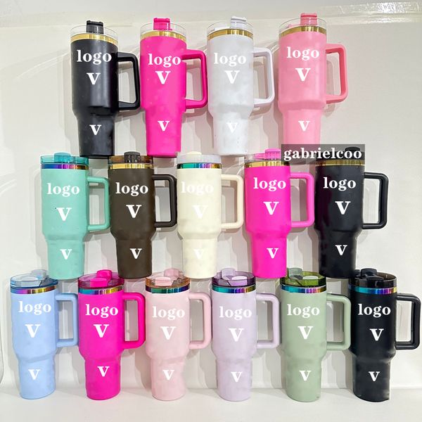 16 Color 40oz Handle Car designer Colorful Gold Classic Letter Printed Stainless Steel Large Capacity Insulated Straw Ice Cup Tumblers, Pink
16 Color 40oz Handle Car designer Colorful Gold Classic Letter Printed Stainless Steel Large Capacity Insulated Straw Ice Cup Tumblers, Pink