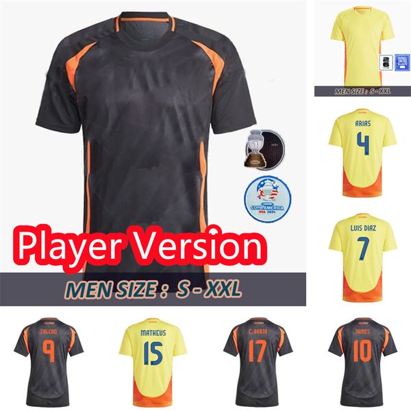24/25 ColOMbiA Copa America Soccer Jerseys Kids Kit 2025 CoLUmBIa National Team Football Shirt Home Away Set Camisetas JAMES D.VALOYES ARANGO C. CHUCHO CUADRADO, Away 2024 patch
24/25 ColOMbiA Copa America Soccer Jerseys Kids Kit 2025 CoLUmBIa National Team Football Shirt Home Away Set Camisetas JAMES D.VALOYES ARANGO C. CHUCHO CUADRADO, Away 2024 patch