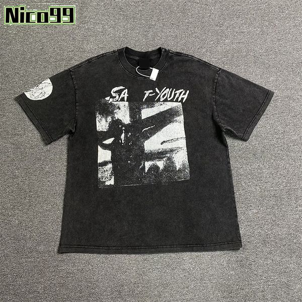 SA Mechanical Character letters washed do old round neck loose hundred men and women summer fashion casual T shirt, #01
SA Mechanical Character letters washed do old round neck loose hundred men and women summer fashion casual T shirt, #01