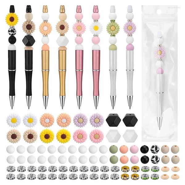Beadable wholesale Pens Bead With Many Multicolor Beads Assorted Spacer DIY Craft Kits Gel Ink Pen Office s
Beadable wholesale Pens Bead With Many Multicolor Beads Assorted Spacer DIY Craft Kits Gel Ink Pen Office s