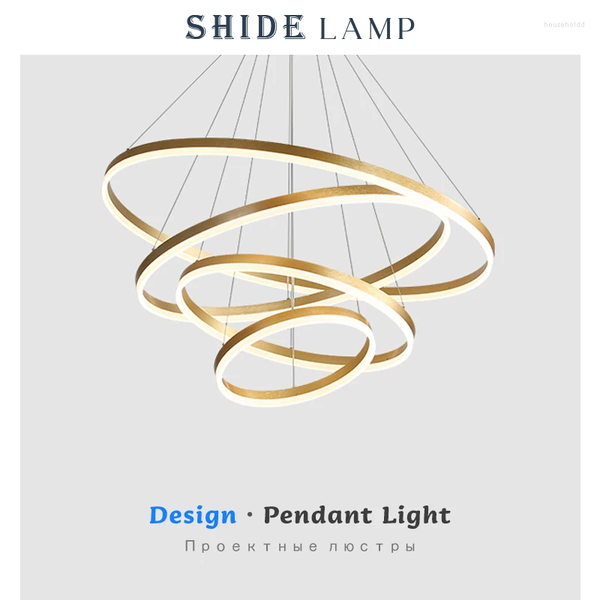 Lamps Pendant SHIDE Modern Lamp Led Rings Circle Ceiling Hanging Chandelier Black Living Dining Room Kitchen Indoor Lighting Fixtures
Lamps Pendant SHIDE Modern Lamp Led Rings Circle Ceiling Hanging Chandelier Black Living Dining Room Kitchen Indoor Lighting Fixtures