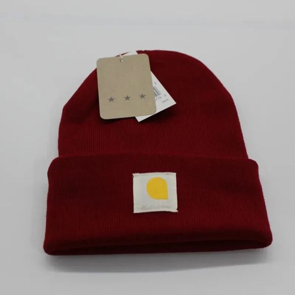 

2023 Men Winter Beanie Brand Warm Beanies European American Double-Layer Folded Knit Women Woolen Hat o15, 19