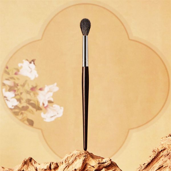 

Tapered Blending Eyeshadow Makeup Brush G061 Luxury Ebony Wood Eye Nose Shading Contouring Cosmetic Tool, Ebony tapered blending brush