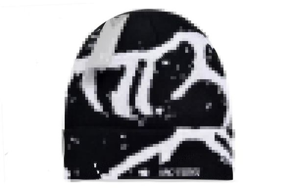 

2023 Fashion woollen woven hat lady designer beanie cap Men's cashmere loewf knitted hat Winter warm hat gift p4, Black