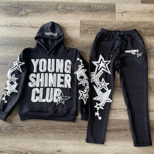 Women's Hoodies Y2K Women Harajuku Star Letter Print Loose Sweatshirt Trousers Hip Hop Punk Long Sleeve Men Tops Sweatpant Streetwear, Black pants
Women's Hoodies Y2K Women Harajuku Star Letter Print Loose Sweatshirt Trousers Hip Hop Punk Long Sleeve Men Tops Sweatpant Streetwear, Black pants