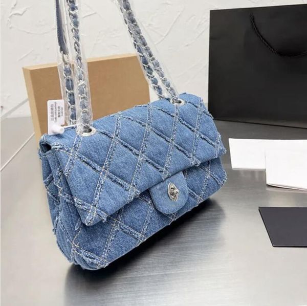 Top luxury Designer Handbags Denim Bag Shoulder Bag Flap Wallet with Dust Bag, 25cm#3
Top luxury Designer Handbags Denim Bag Shoulder Bag Flap Wallet with Dust Bag, 25cm#3