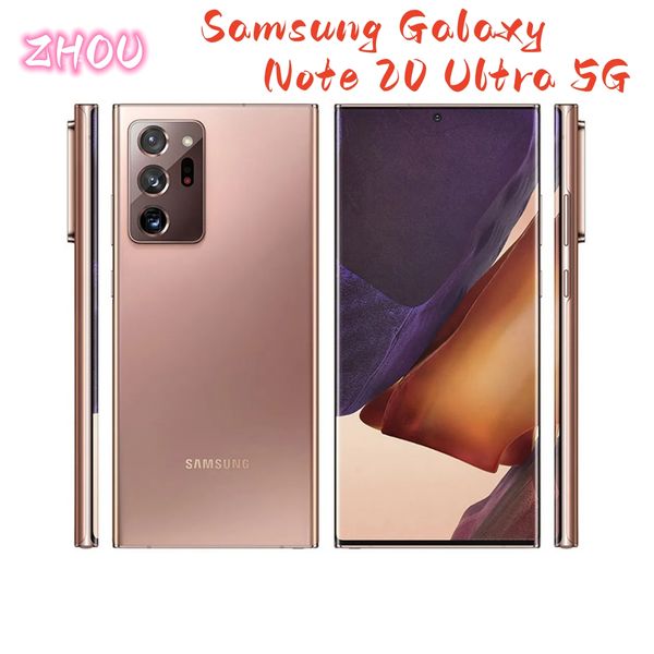 Samsung Galaxy Note 20 Ultra 5G Note20 N986U1 128G/256G/512GB Octa Core Snapdragon 865+ 6.9" 12GB 108MP&Dual 12MP CellPhone eSim
Samsung Galaxy Note 20 Ultra 5G Note20 N986U1 128G/256G/512GB Octa Core Snapdragon 865+ 6.9" 12GB 108MP&Dual 12MP CellPhone eSim