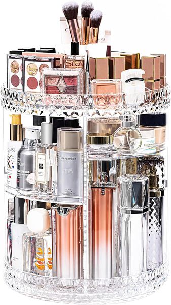 DreamGenius Makeup Organizer, 360 Degree Rotating Cosmetic Storage Organizer, 7-Layer Adjustable Makeup Display Case, Fits Jewelry Makeup Brushes.
DreamGenius Makeup Organizer, 360 Degree Rotating Cosmetic Storage Organizer, 7-Layer Adjustable Makeup Display Case, Fits Jewelry Makeup Brushes.