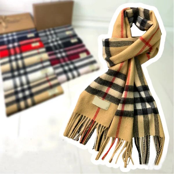 The Classic Check Cashmere Scarf Designer Scarves Winter Me…