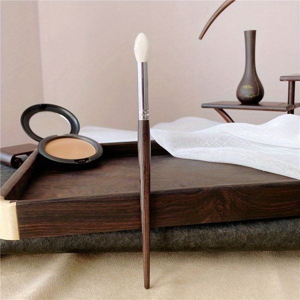 Luxury Ebony Large Blending Makeup Brush Super Soft Saikoho Goat Hair Eye Shadow Nose Contouring Brush Cosmetic Tool, Ebony brush
Luxury Ebony Large Blending Makeup Brush Super Soft Saikoho Goat Hair Eye Shadow Nose Contouring Brush Cosmetic Tool, Ebony brush