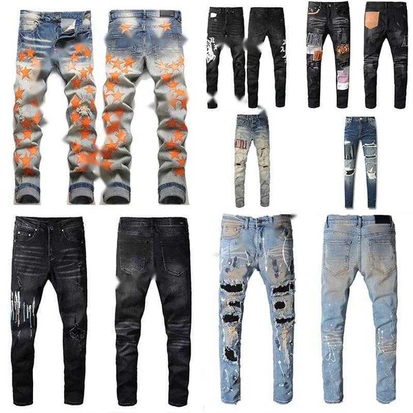 Purple Brands Mens Jeans jeans for men pants purple Embroidery amirs Designer Jean Skinny slim Biker High Street hole Ripped, Lightgrey
Purple Brands Mens Jeans jeans for men pants purple Embroidery amirs Designer Jean Skinny slim Biker High Street hole Ripped, Lightgrey