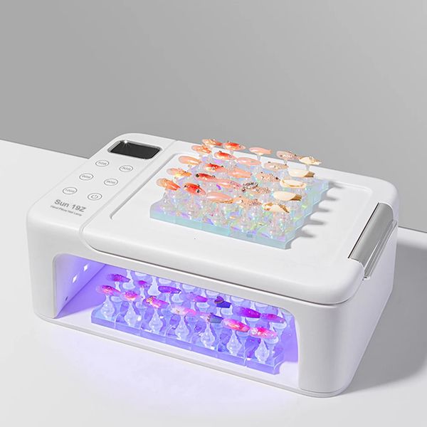 350W UV LED Art Lamp with Hand Rest Pillow Holder Dryer for Curing All Gel Nail Polish Manicures Salon Tool Equipment 240127, White
350W UV LED Art Lamp with Hand Rest Pillow Holder Dryer for Curing All Gel Nail Polish Manicures Salon Tool Equipment 240127, White