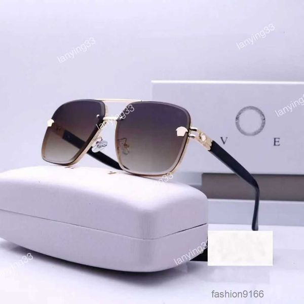 

Designer Versage Sunglass Cycle Luxurious Fashion Sunglasses Metal Trend Colorful Coated Mens Womens Vintage Baseball Sport Summer Polarize Medussa HU8 5JO7O