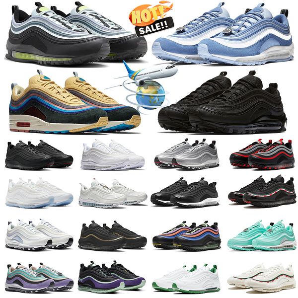 Running Shoes 97 97s Jesus Shoes Satan Sean Wotherspoon Triple White Black Halloween Neon Silver Bullet Bred South Beach Mens Womens trainer sneaker sports, #44 blue 40-45
Running Shoes 97 97s Jesus Shoes Satan Sean Wotherspoon Triple White Black Halloween Neon Silver Bullet Bred South Beach Mens Womens trainer sneaker sports, #44 blue 40-45