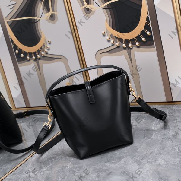 Bucket bags woman Bag Armpit Hobo Shopping Satchel Tote Vertical Designer High Quality genuine Leather Material Glossy Handbag shoulder, Black
Bucket bags woman Bag Armpit Hobo Shopping Satchel Tote Vertical Designer High Quality genuine Leather Material Glossy Handbag shoulder, Black