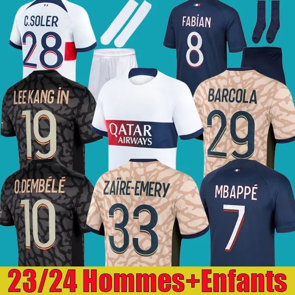 MBAPPE DEMBELE HERNANDES KOLO MUANI soccer jerseys HAKIMI SKRINIAR 23 24 Maillots football shirt 2023 2024 men kids kit sets uniform enfants, Grey
MBAPPE DEMBELE HERNANDES KOLO MUANI soccer jerseys HAKIMI SKRINIAR 23 24 Maillots football shirt 2023 2024 men kids kit sets uniform enfants, Grey