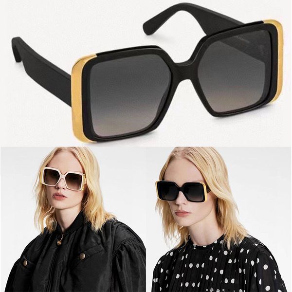 

rectangular version Sunglasses For Women Moon Square Men Designer Summer z1664 chain links logos Anti-Ultraviolet Shades Retro Plate Full Frame Flowers bar Glasses