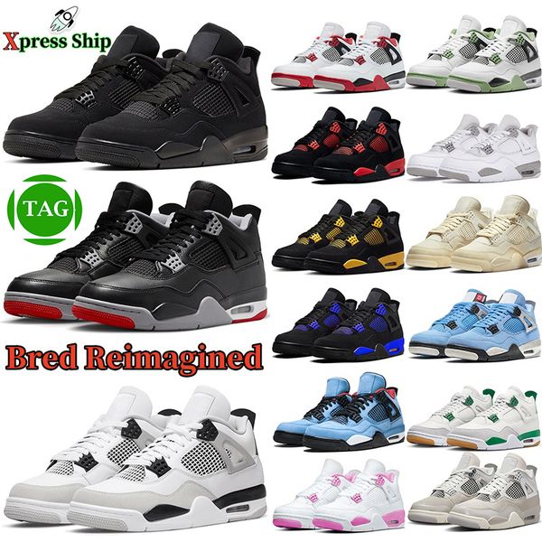 basketball shoes Military Black Cat 4 Bred Reimagined jumpman Pine Green Yellow Thunder men women white oreo 4s Fire red UNC mens trainers sport sneakers size 5.5-13, 14
basketball shoes Military Black Cat 4 Bred Reimagined jumpman Pine Green Yellow Thunder men women white oreo 4s Fire red UNC mens trainers sport sneakers size 5.5-13, 14