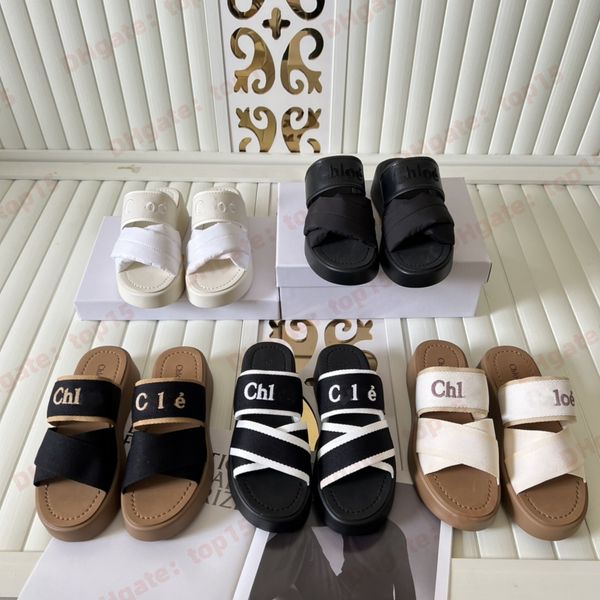 New 2024 Designer Womens Wooden Sandal Sluffy Flat Bottomed Mule Multi-color Lace Letter Canvas Slippers Summer Home Shoes Brand Chl01 Sandles 35-42
New 2024 Designer Womens Wooden Sandal Sluffy Flat Bottomed Mule Multi-color Lace Letter Canvas Slippers Summer Home Shoes Brand Chl01 Sandles 35-42