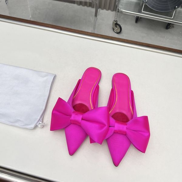 big bowtie mules women lady flat heel slipper shoe summer evening party slipper shoes slik bowknot V0129, Hot pink
big bowtie mules women lady flat heel slipper shoe summer evening party slipper shoes slik bowknot V0129, Hot pink